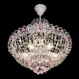 Люстра Астра Белая с подвесом розовая в Сочи