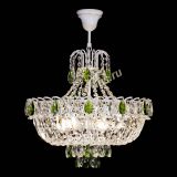 Люстра Астра Белая с подвесом зеленая в Сочи