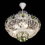 Люстра Астра Белая с подвесом зеленая в Сочи