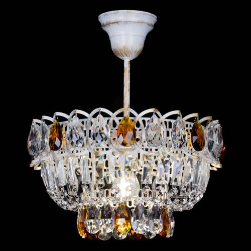 Люстра Астра Бутон №1 Чайная - белая с подвесом в Сочи Гусь Хрустальный