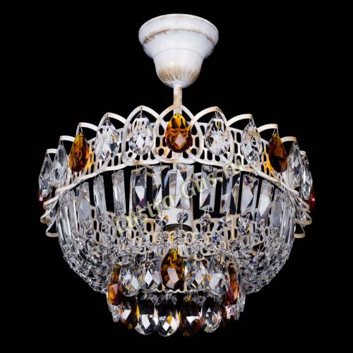 Люстра Астра Бутон №1 Чайная - белая с подвесом в Сочи Гусь Хрустальный