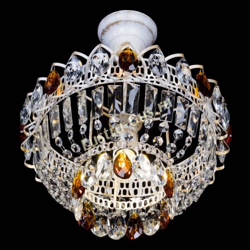 Люстра Астра Бутон №1 Чайная - белая с подвесом в Сочи Гусь Хрустальный