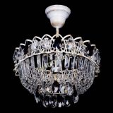 Люстра Астра Бутон №1 Черная - белая с подвесом в Сочи