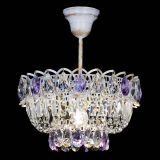 Люстра Астра Бутон №1 Фиолетовая - белая с подвесом в Сочи