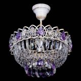 Люстра Астра Бутон №1 Фиолетовая - белая с подвесом в Сочи