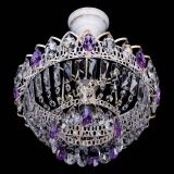 Люстра Астра Бутон №1 Фиолетовая - белая с подвесом в Сочи
