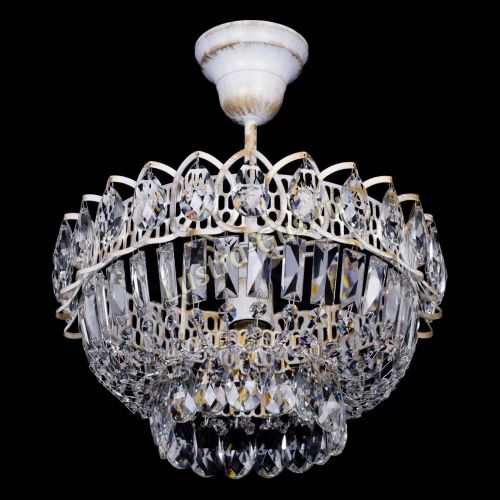 Люстра Астра Бутон №1 белая с подвесом  в Сочи Гусь Хрустальный