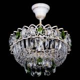 Люстра Астра Бутон №1 Зеленая - белая с подвесом  в Сочи