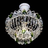 Люстра Астра Бутон №1 Зеленая - белая с подвесом  в Сочи