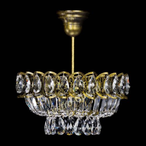 Люстра Астра Бутон №1 с подвесом под бронзу в Сочи Гусь Хрустальный
