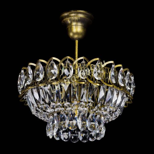 Люстра Астра Бутон №1 с подвесом под бронзу в Сочи Гусь Хрустальный