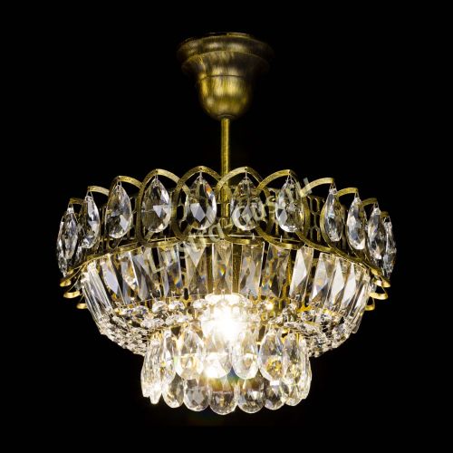 Люстра Астра Бутон №1 с подвесом под бронзу в Сочи Гусь Хрустальный