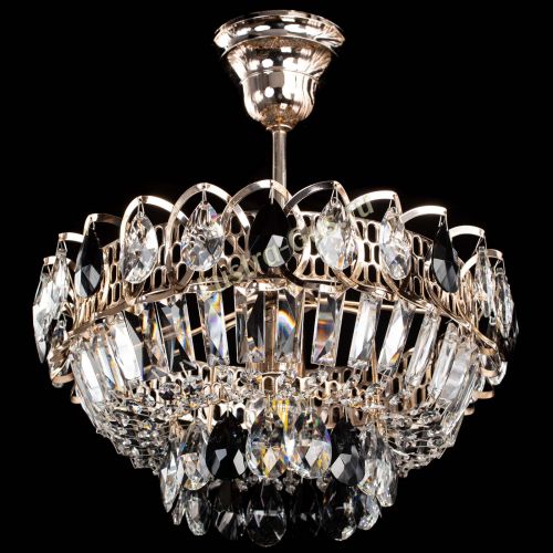 Люстра Астра Бутон №1 с подвесом Черная в Сочи Гусь Хрустальный