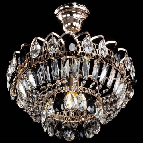 Люстра Астра Бутон №1 с подвесом Черная в Сочи Гусь Хрустальный