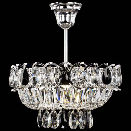 Люстра Астра Бутон №1 с подвесом Черная в Сочи Гусь Хрустальный