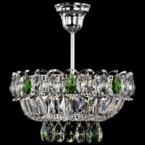 Люстра Астра Бутон №1 с подвесом Зеленая в Сочи Гусь Хрустальный