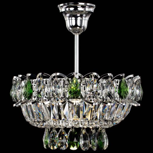 Люстра Астра Бутон №1 с подвесом Зеленая в Сочи Гусь Хрустальный