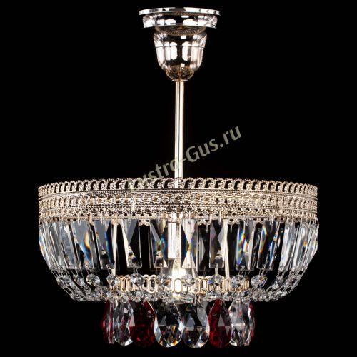 Люстра Астра Флоренция №1 мини красная в Сочи Гусь Хрустальный