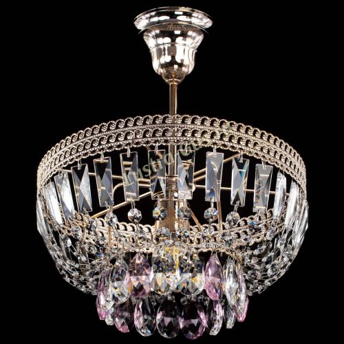 Люстра Астра Флоренция №1 мини розовая в Сочи Гусь Хрустальный