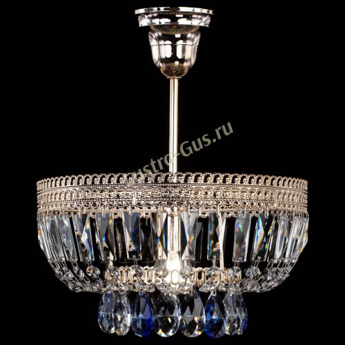 Люстра Астра Флоренция №1 мини синяя в Сочи Гусь Хрустальный