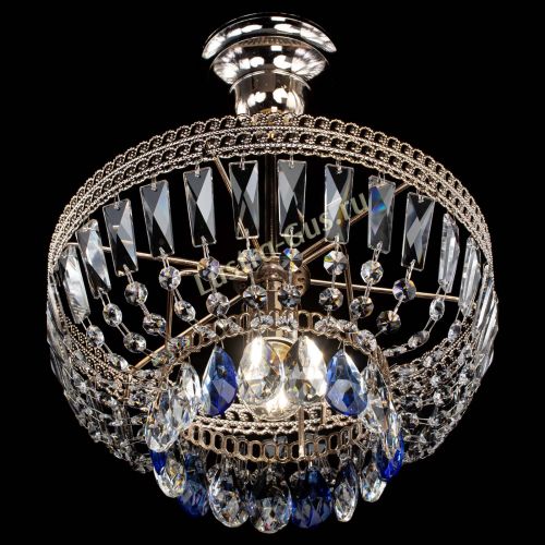 Люстра Астра Флоренция №1 мини синяя в Сочи Гусь Хрустальный