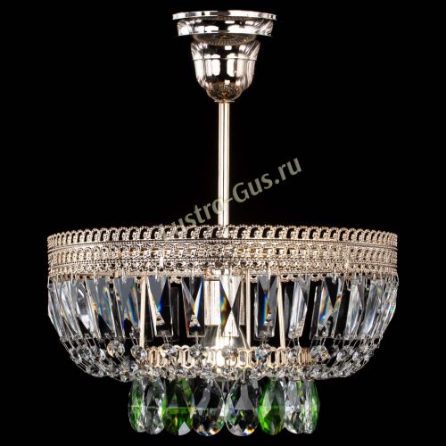 Люстра Астра Флоренция №1 мини зеленая в Сочи Гусь Хрустальный