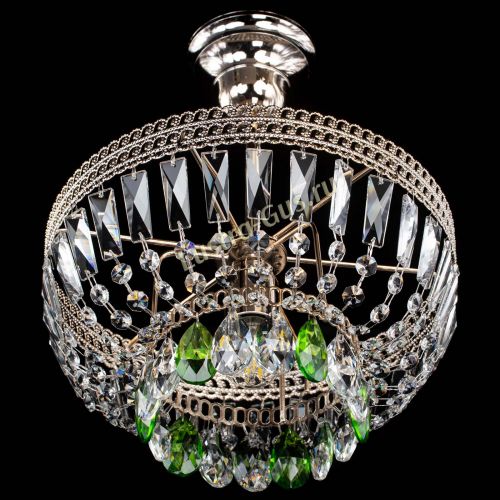 Люстра Астра Флоренция №1 мини зеленая в Сочи Гусь Хрустальный