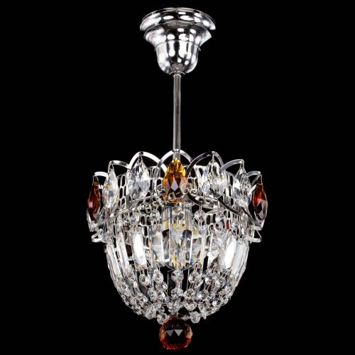 Люстра Астра Купол №1 с подвесом Чайная в Сочи Гусь Хрустальный