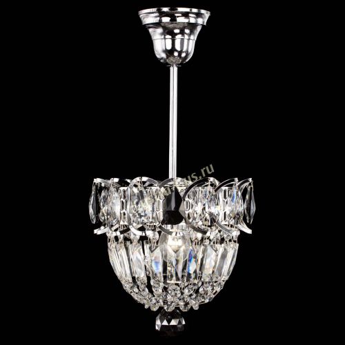 Люстра Астра Купол №1 с подвесом Черная в Сочи Гусь Хрустальный