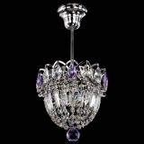 Люстра Астра Купол №1 с подвесом Фиолетовая в Сочи