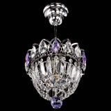 Люстра Астра Купол №1 с подвесом Фиолетовая в Сочи