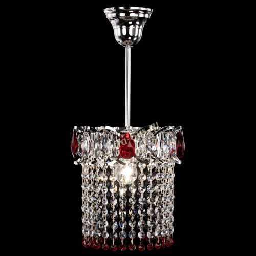 Люстра Астра оптикон №1 красная в Сочи Гусь Хрустальный