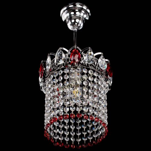 Люстра Астра оптикон №1 красная в Сочи Гусь Хрустальный