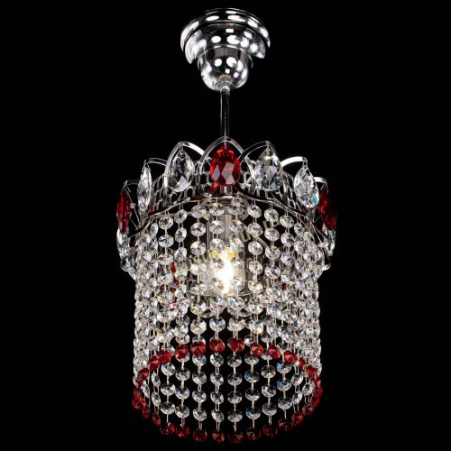 Люстра Астра оптикон №1 красная в Сочи Гусь Хрустальный