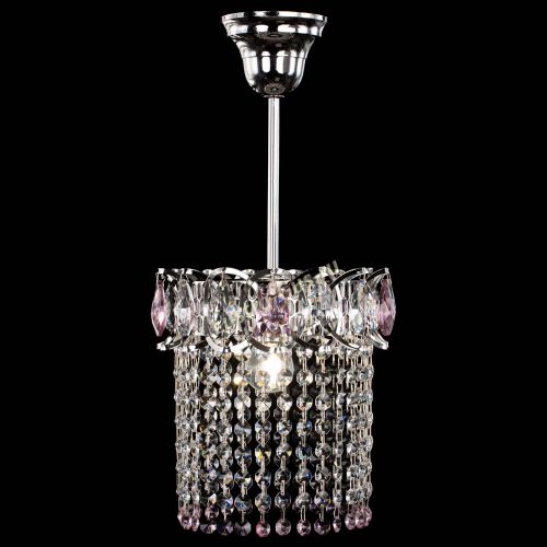 Люстра Астра оптикон №1 розовая в Сочи Гусь Хрустальный