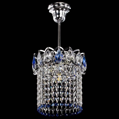 Люстра Астра оптикон №1 синяя в Сочи Гусь Хрустальный