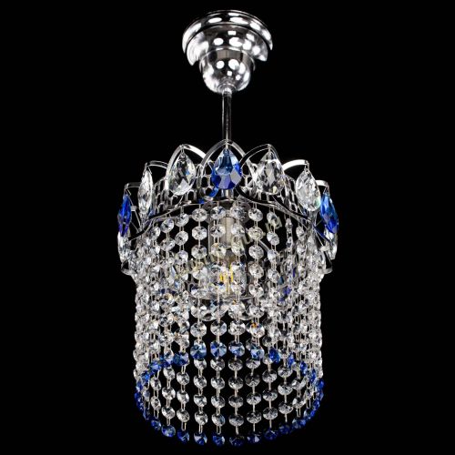 Люстра Астра оптикон №1 синяя в Сочи Гусь Хрустальный