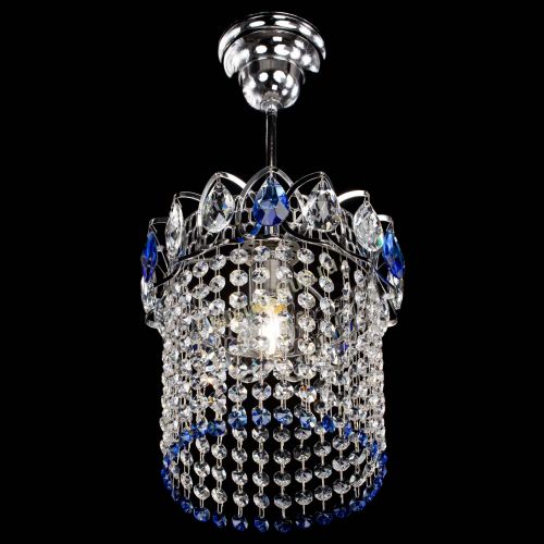 Люстра Астра оптикон №1 синяя в Сочи Гусь Хрустальный