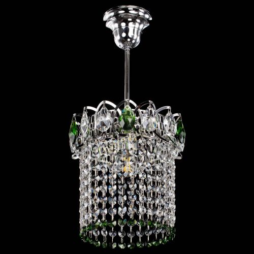 Люстра Астра оптикон №1 зеленая в Сочи Гусь Хрустальный