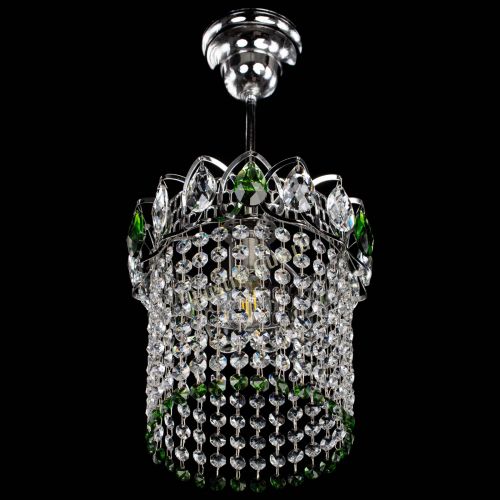 Люстра Астра оптикон №1 зеленая в Сочи Гусь Хрустальный