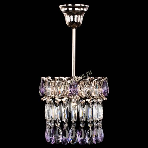 Люстра Астра пластинка №1 фиолетовая в Сочи Гусь Хрустальный