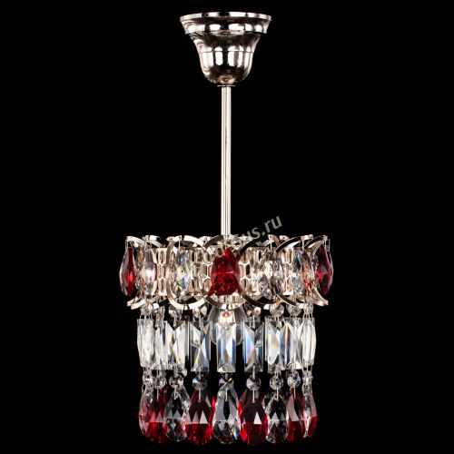 Люстра Астра пластинка №1 красная в Сочи Гусь Хрустальный