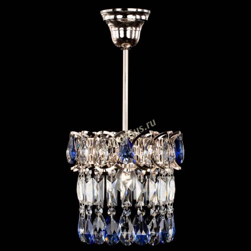 Люстра Астра пластинка №1 синяя в Сочи Гусь Хрустальный