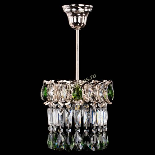 Люстра Астра пластинка №1 зеленая в Сочи Гусь Хрустальный