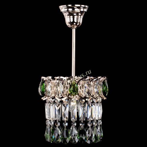 Люстра Астра пластинка №1 зеленая в Сочи Гусь Хрустальный