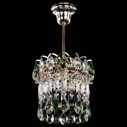 Люстра Астра пластинка №1 зеленая в Сочи Гусь Хрустальный