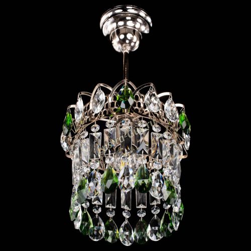 Люстра Астра пластинка №1 зеленая в Сочи Гусь Хрустальный
