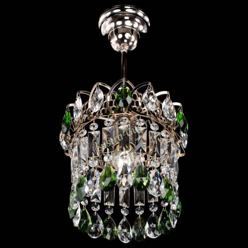 Люстра Астра пластинка №1 зеленая в Сочи Гусь Хрустальный