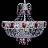 Люстра Астра Белая с подвесом красная в Сочи