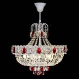 Люстра Астра Белая с подвесом красная в Сочи